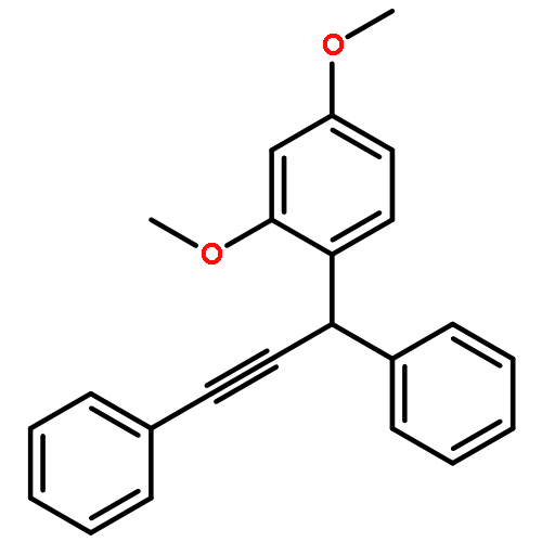 Benzene, 1-(1,3-diphenyl-2-propynyl)-2,4-dimethoxy-