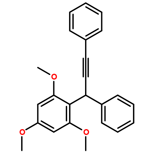 Benzene, 2-(1,3-diphenyl-2-propynyl)-1,3,5-trimethoxy-