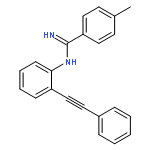 Benzenamine, N-[(4-methylphenyl)carbonimidoyl]-2-(phenylethynyl)-