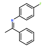 Benzenamine, 4-fluoro-N-(1-phenylethylidene)-