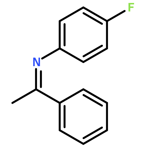 Benzenamine, 4-fluoro-N-(1-phenylethylidene)-