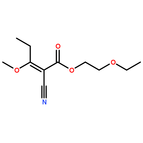 2-Pentenoic acid, 2-cyano-3-methoxy-, 2-ethoxyethyl ester