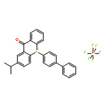 10-[1,1'-Biphenyl]-4-yl-2-(1-methylethyl)-9-oxo-9H-thioxanthenium hexafluorophosphate