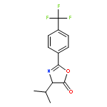 5(4H)-OXAZOLONE, 4-(1-METHYLETHYL)-2-[4-(TRIFLUOROMETHYL)PHENYL]-