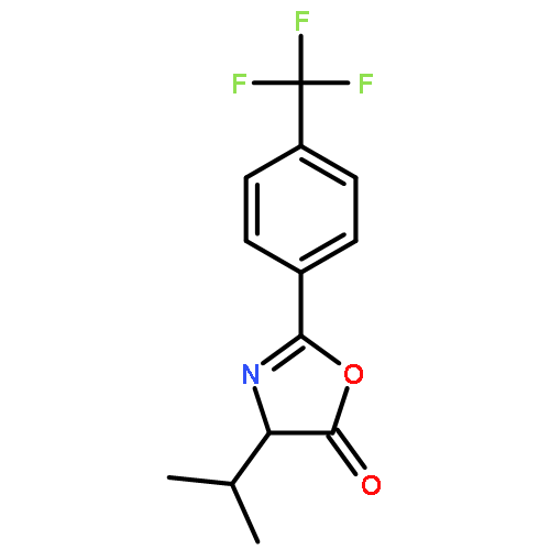 5(4H)-OXAZOLONE, 4-(1-METHYLETHYL)-2-[4-(TRIFLUOROMETHYL)PHENYL]-