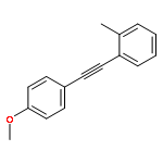 Benzene, 1-[(4-methoxyphenyl)ethynyl]-2-methyl-