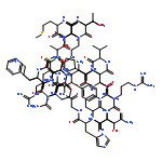 L-Lysine,L-methionyl-L-lysyl-L-arginyl-L-threonyl-L-phenylalanyl-L-glutaminyl-L-prolyl-L-seryl-L-valyl-L-leucyl-L-lysyl-L-arginyl-L-asparaginyl-L-arginyl-L-seryl-L-histidylglycyl-L-phenylalanyl-L-arginyl-L-alanyl-L-arginyl-L-methionyl-L-alanyl-L-threonyl-