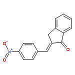 1H-Inden-1-one, 2,3-dihydro-2-[(4-nitrophenyl)methylene]-, (2E)-