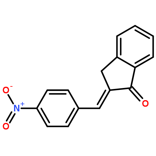 1H-Inden-1-one, 2,3-dihydro-2-[(4-nitrophenyl)methylene]-, (2E)-