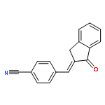 Benzonitrile, 4-[(E)-(1,3-dihydro-1-oxo-2H-inden-2-ylidene)methyl]-