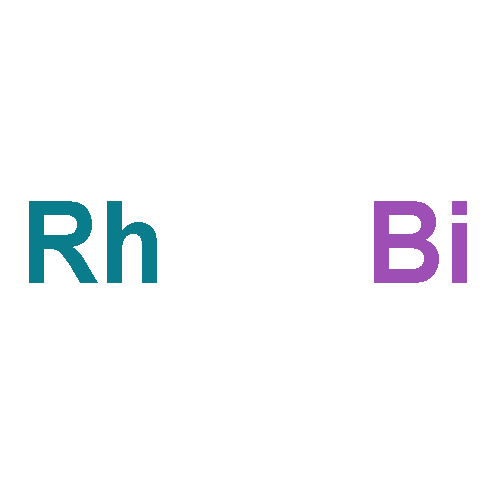 Bismuth, compd. with rhodium (1:1)