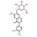 3-(3,4-Dimethoxyphenyl)-6-methoxy-4-oxo-4H-chromen-7-yl β-D-gluco pyranoside