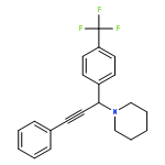 Piperidine, 1-[3-phenyl-1-[4-(trifluoromethyl)phenyl]-2-propynyl]-