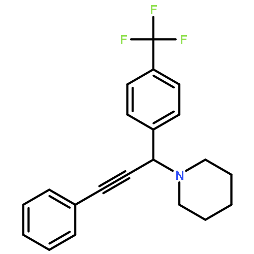 Piperidine, 1-[3-phenyl-1-[4-(trifluoromethyl)phenyl]-2-propynyl]-