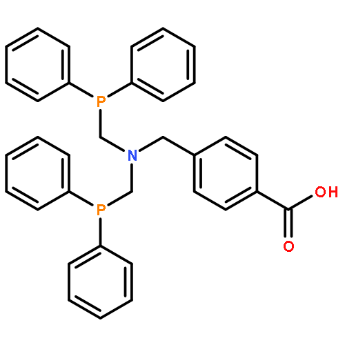 Benzoic acid, 4-[[bis[(diphenylphosphino)methyl]amino]methyl]-