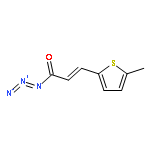 2-Propenoyl azide, 3-(5-methyl-2-thienyl)-