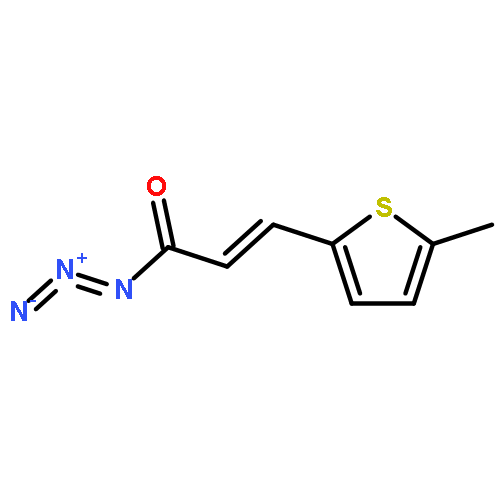 2-Propenoyl azide, 3-(5-methyl-2-thienyl)-