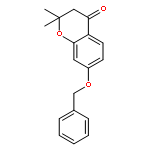 4H-1-Benzopyran-4-one, 2,3-dihydro-2,2-dimethyl-7-(phenylmethoxy)-