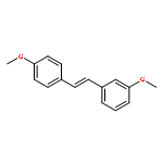 Benzene, 1-methoxy-3-[(1E)-2-(4-methoxyphenyl)ethenyl]-