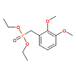 Phosphonic acid, [(2,3-dimethoxyphenyl)methyl]-, diethyl ester