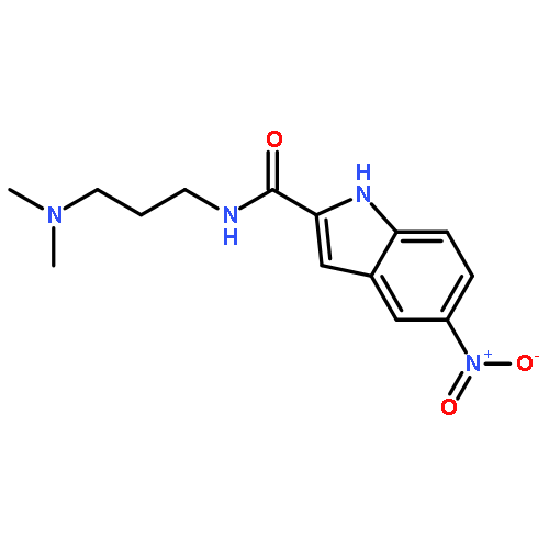 1H-Indole-2-carboxamide, N-[3-(dimethylamino)propyl]-5-nitro-