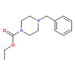 1-Piperazinecarboxylic acid, 4-(phenylmethyl)-, ethyl ester