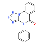 TETRAZOLO[1,5-A]QUINAZOLIN-5(4H)-ONE, 4-PHENYL-