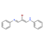BENZENAMINE, N-[2-BROMO-3-(PHENYLAMINO)-2-PROPENYLIDENE]-