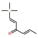 1,4-Hexadien-3-one, 1-(trimethylsilyl)-, (E,E)-