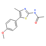 Acetamide, N-[5-(4-methoxyphenyl)-4-methyl-2-thiazolyl]-