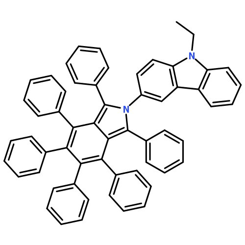 9H-CARBAZOLE, 9-ETHYL-3-(1,3,4,5,6,7-HEXAPHENYL-2H-ISOINDOL-2-YL)-