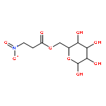 6-O-(3-nitropropanoyl)-alpha-D-glucopyranose