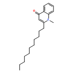 4(1H)-Quinolinone, 1-methyl-2-undecyl-