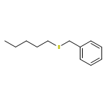 Benzene, [(pentylthio)methyl]-