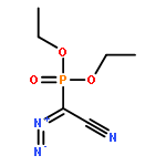 PHOSPHONIC ACID, (CYANODIAZOMETHYL)-, DIETHYL ESTER