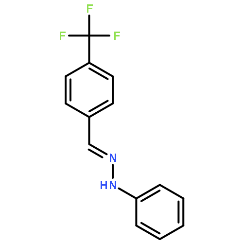 Benzaldehyde, 4-(trifluoromethyl)-, phenylhydrazone