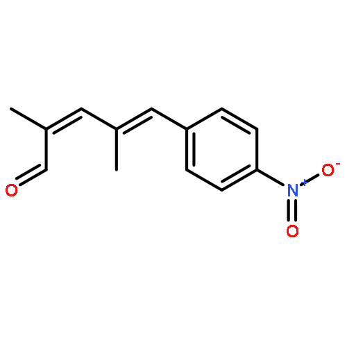 2,4-Pentadienal, 2,4-dimethyl-5-(4-nitrophenyl)-, (2E,4E)-