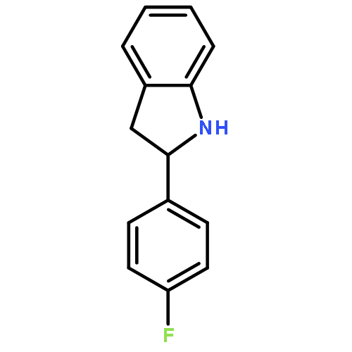 2-(4-Fluoro-phenyl)-2,3-dihydro-1H-indole