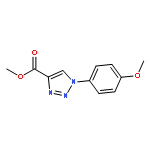 1H-1,2,3-TRIAZOLE-4-CARBOXYLIC ACID, 1-(4-METHOXYPHENYL)-, METHYL ESTER