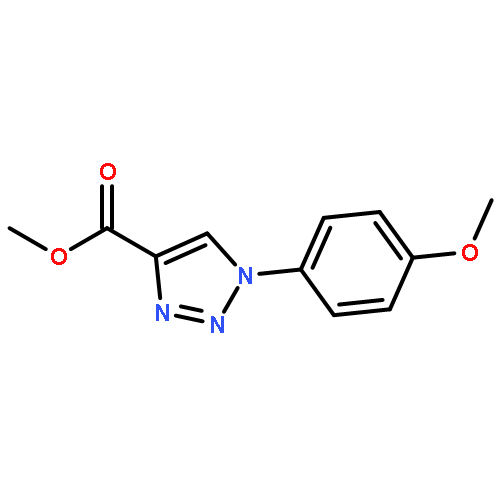 1H-1,2,3-TRIAZOLE-4-CARBOXYLIC ACID, 1-(4-METHOXYPHENYL)-, METHYL ESTER