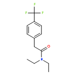 BENZENEACETAMIDE, N,N-DIETHYL-4-(TRIFLUOROMETHYL)-