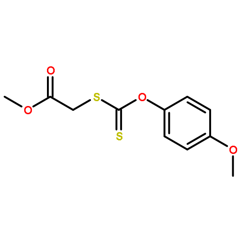 Acetic acid, [[(4-methoxyphenoxy)thioxomethyl]thio]-, methyl ester