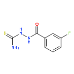 Benzoic acid, 3-fluoro-, 2-(aminothioxomethyl)hydrazide