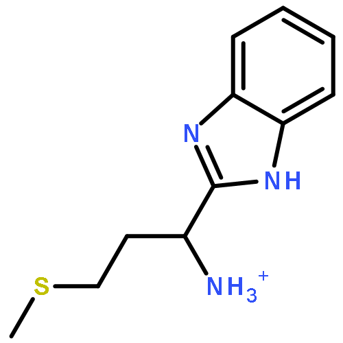 (1R)-1-(1H-benzimidazol-2-yl)-3-(methylsulfanyl)propan-1-aminium