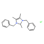 1H-Imidazolium, 2,4,5-trimethyl-1,3-bis(phenylmethyl)-, chloride