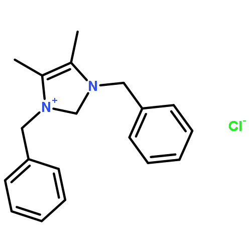 1H-Imidazolium, 4,5-dimethyl-1,3-bis(phenylmethyl)-, chloride