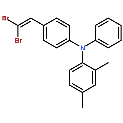 BENZENAMINE, N-[4-(2,2-DIBROMOETHENYL)PHENYL]-2,4-DIMETHYL-N-PHENYL-