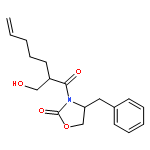 2-Oxazolidinone,3-[(2R)-2-(hydroxymethyl)-1-oxo-6-heptenyl]-4-(phenylmethyl)-, (4S)-