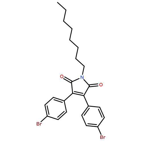 1H-Pyrrole-2,5-dione, 3,4-bis(4-bromophenyl)-1-octyl-