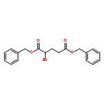 PENTANEDIOIC ACID, 2-BROMO-, BIS(PHENYLMETHYL) ESTER